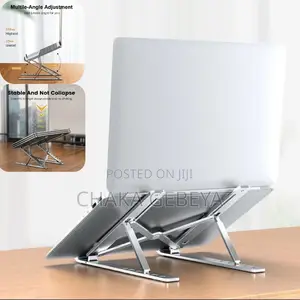 Photo - Laptop Stand Made of Aluminum Material That's Also Adjustabl