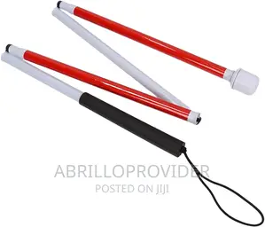 Photo - Blind Cane,123cm/48.4in Portable Walking Stick,4-Sections