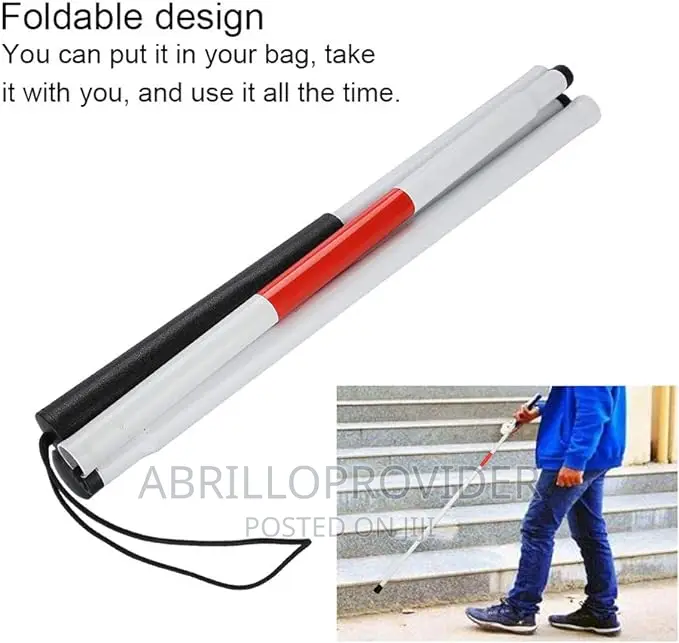 Walking Stick for Blind, Aluminum Walking Stick Folding Cane