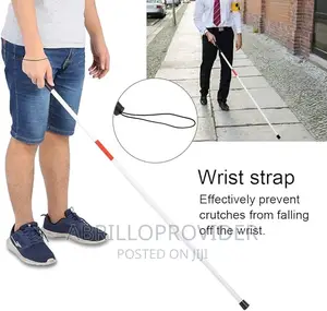 Photo - Portable Walking Stick,4-Sections Aluminum Alloy Walking
