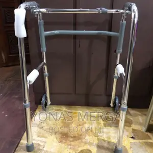 Elderly Walker Folding Adjustable Height 8files Walker4 Foot