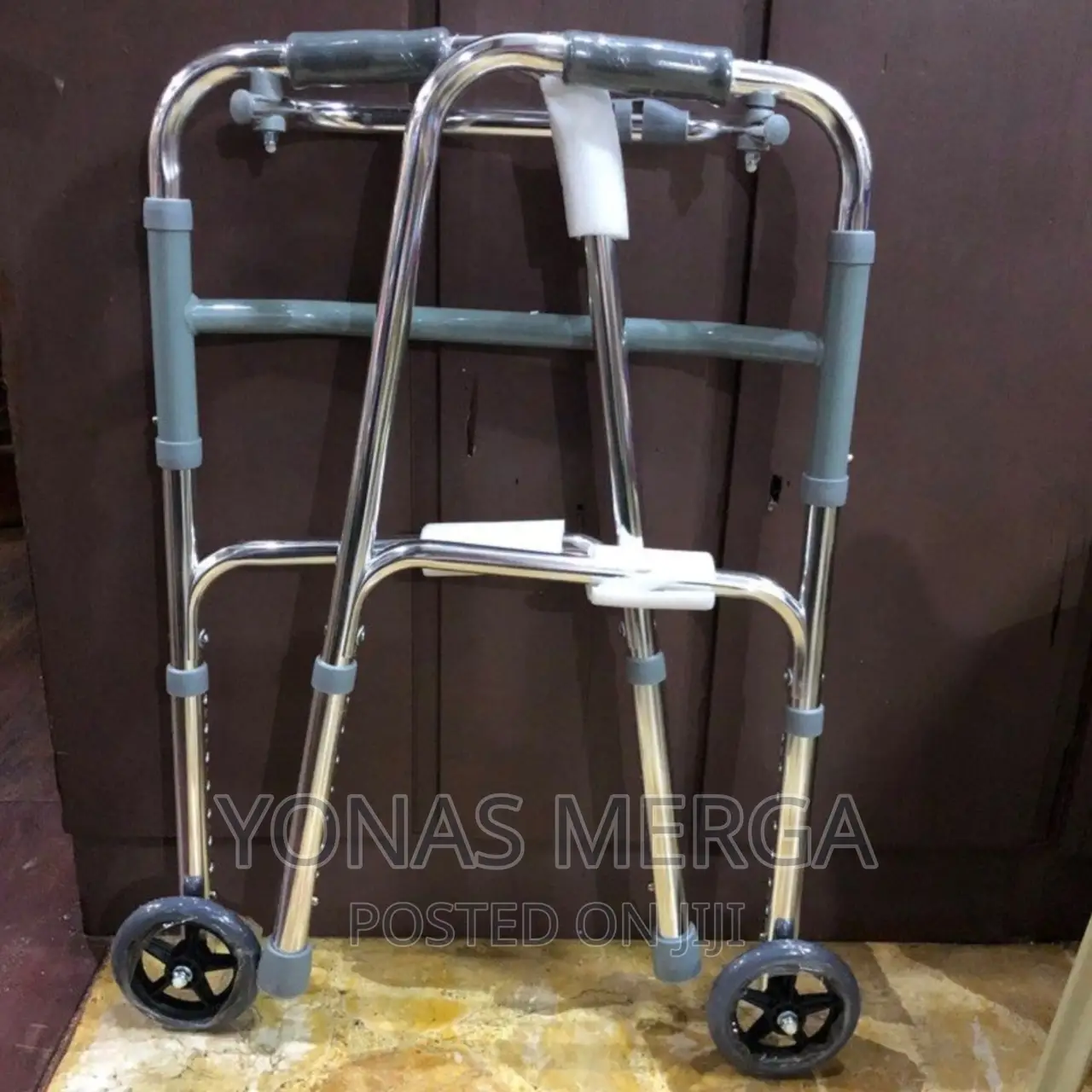 SANDSXZHQ Walker Folding Old Man With Wheel Walking Assister