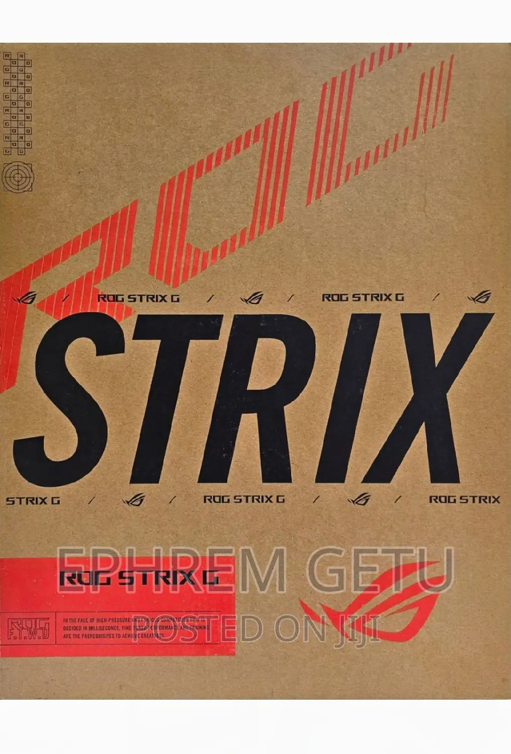 New Laptop Asus ROG Strix G15 16GB Intel Core I7 SSD 1T