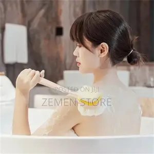 Double Side Bath Brush ለቆዳ ተስማሚ የሆነ ብሩሽ