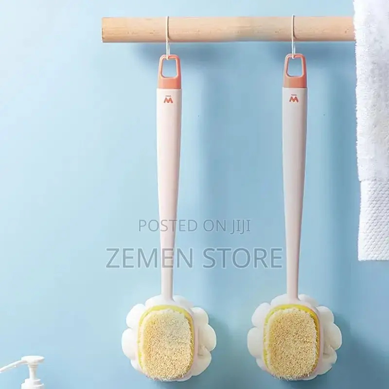 Double Side Bath Brush ለቆዳ ተስማሚ የሆነ ብሩሽ