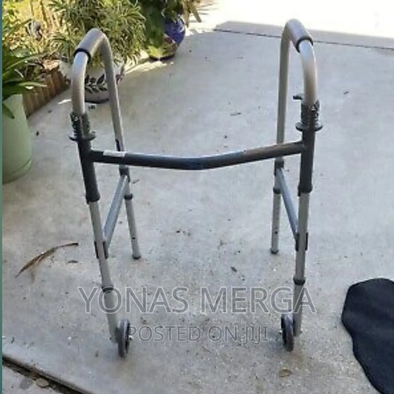 Folding Walker With 5" Wheels, Folds Easily.Invacare 6291-5f