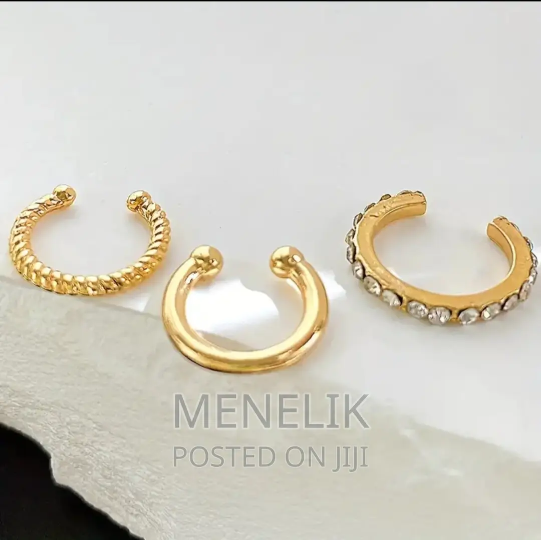 3 PCS Earring Cuffs No Piercings