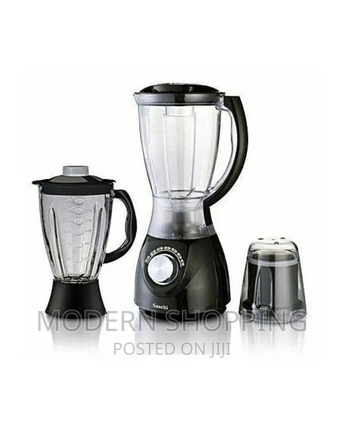 Saachi 3in 1 Blender and Grinder 
ሳቺ የጁስ እና የቡና መፍጫ