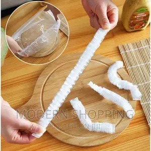 100pcs Disposable Food Cover Plastic