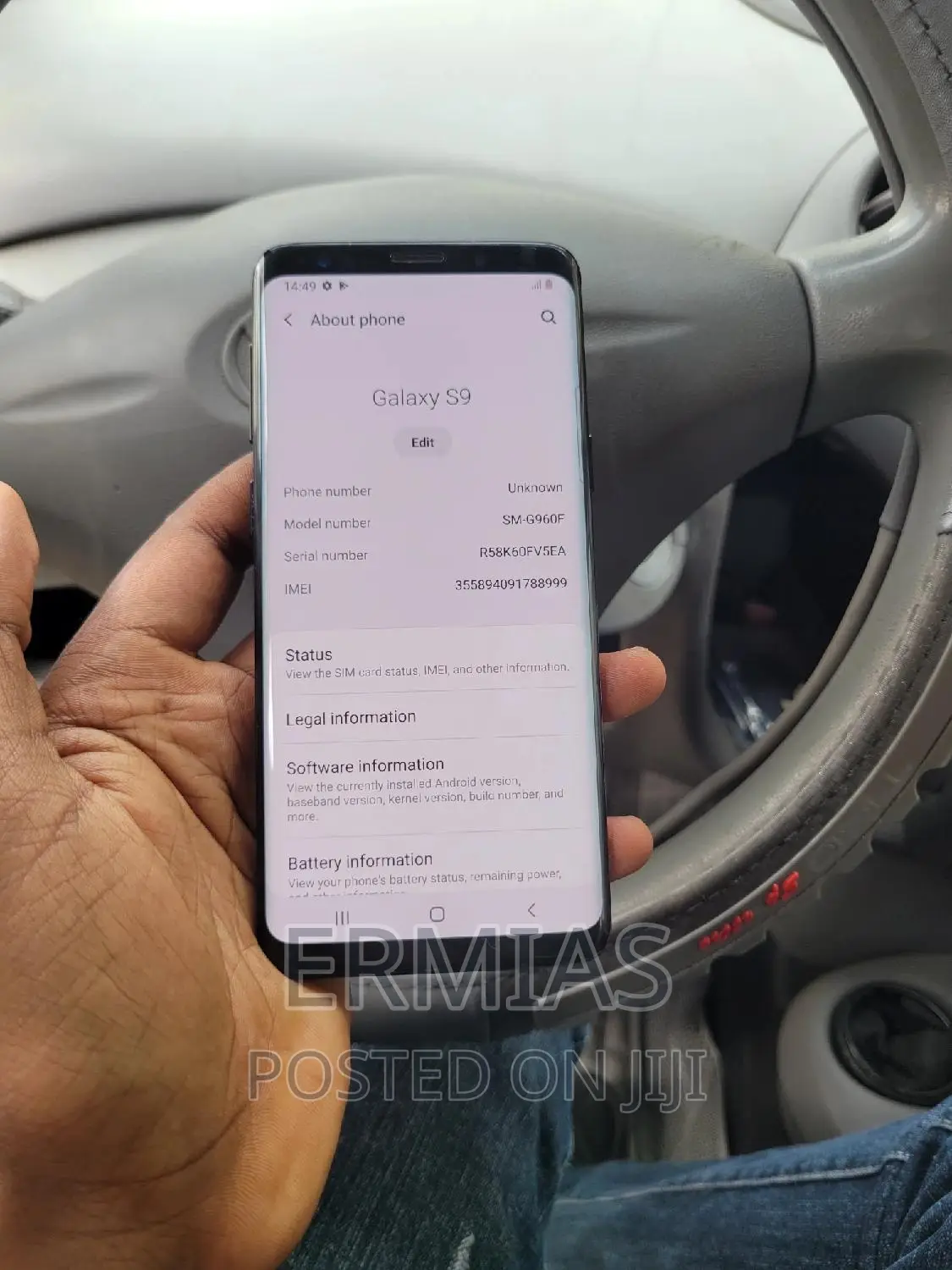 New Samsung Galaxy S9 64 GB Black