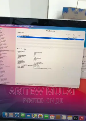 New Laptop Apple MacBook Pro 2017 16GB Intel Core I7 SSD 512GB