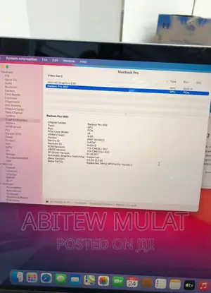 New Laptop Apple MacBook Pro 2017 16GB Intel Core I7 SSD 512GB