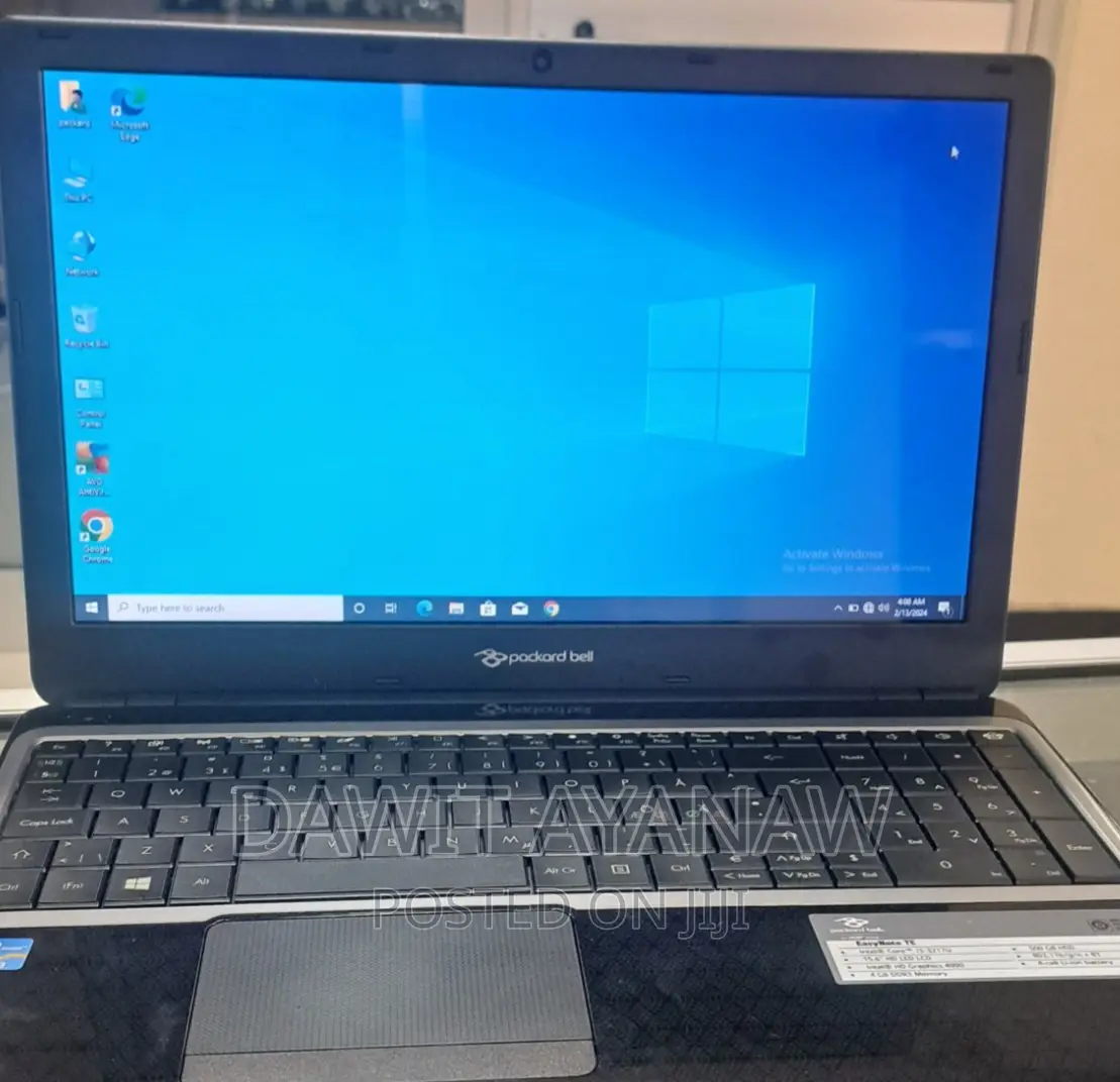New Laptop 4GB Intel Core I3 HDD 500GB