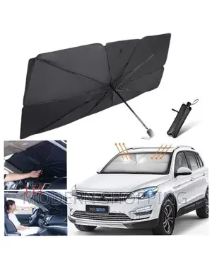Photo - Foldable Car Sunshade Umbrella