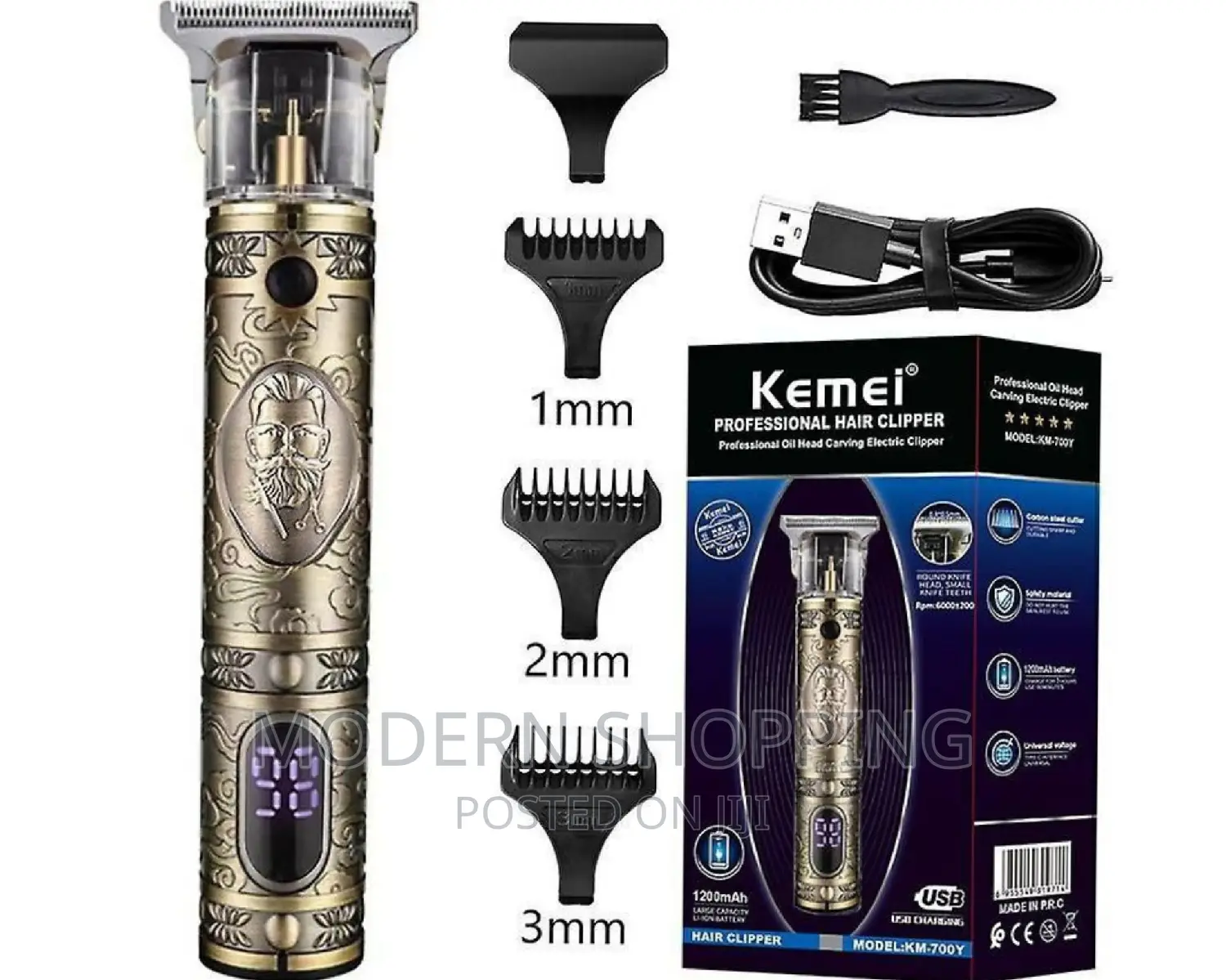 Kemei የፀጉር ማስተካከያ