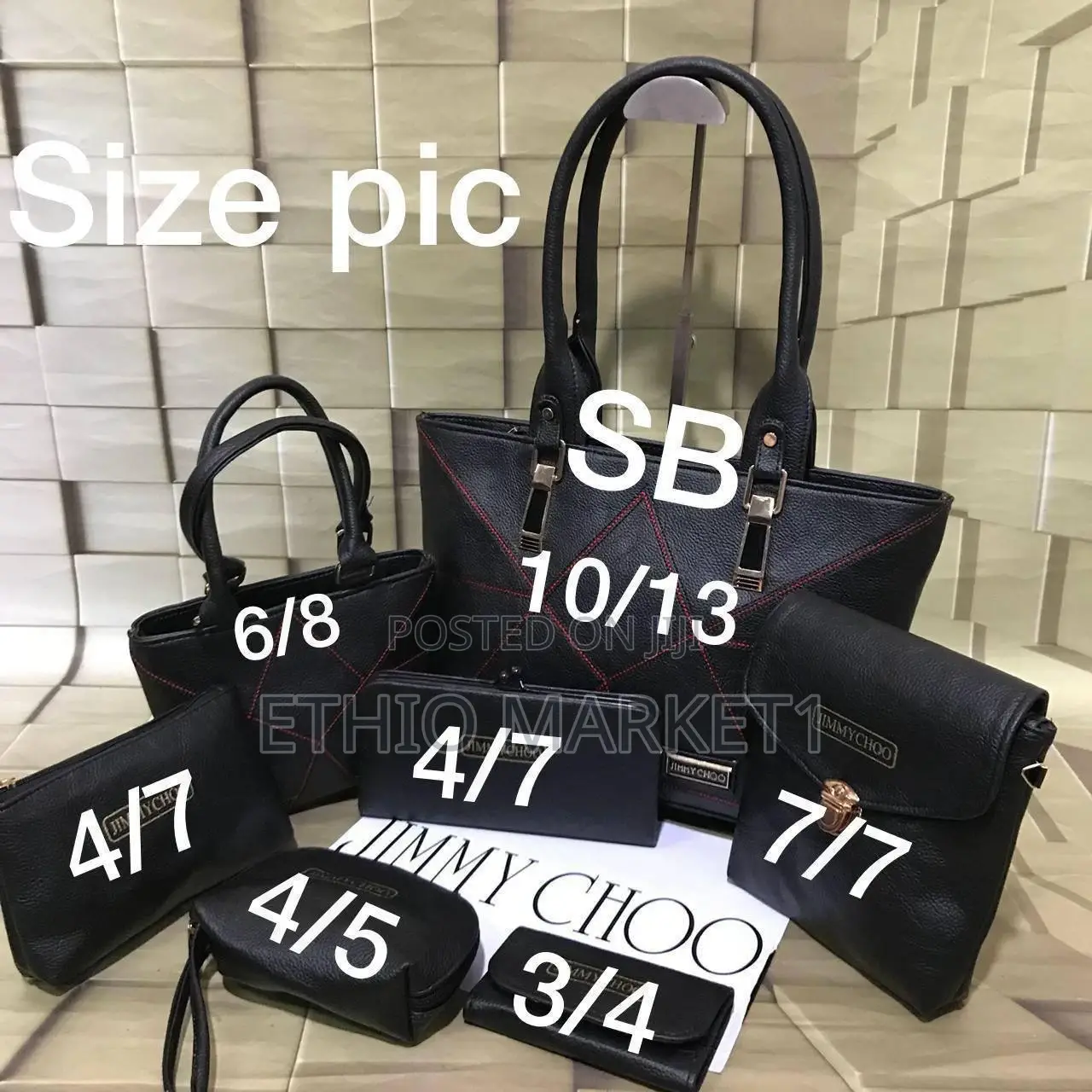 Jimmy Choo 7 in 1 Ladies Bag