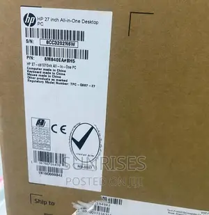 New Desktop Computer HP AiO 27 16GB Intel Core I7 SSD 1T