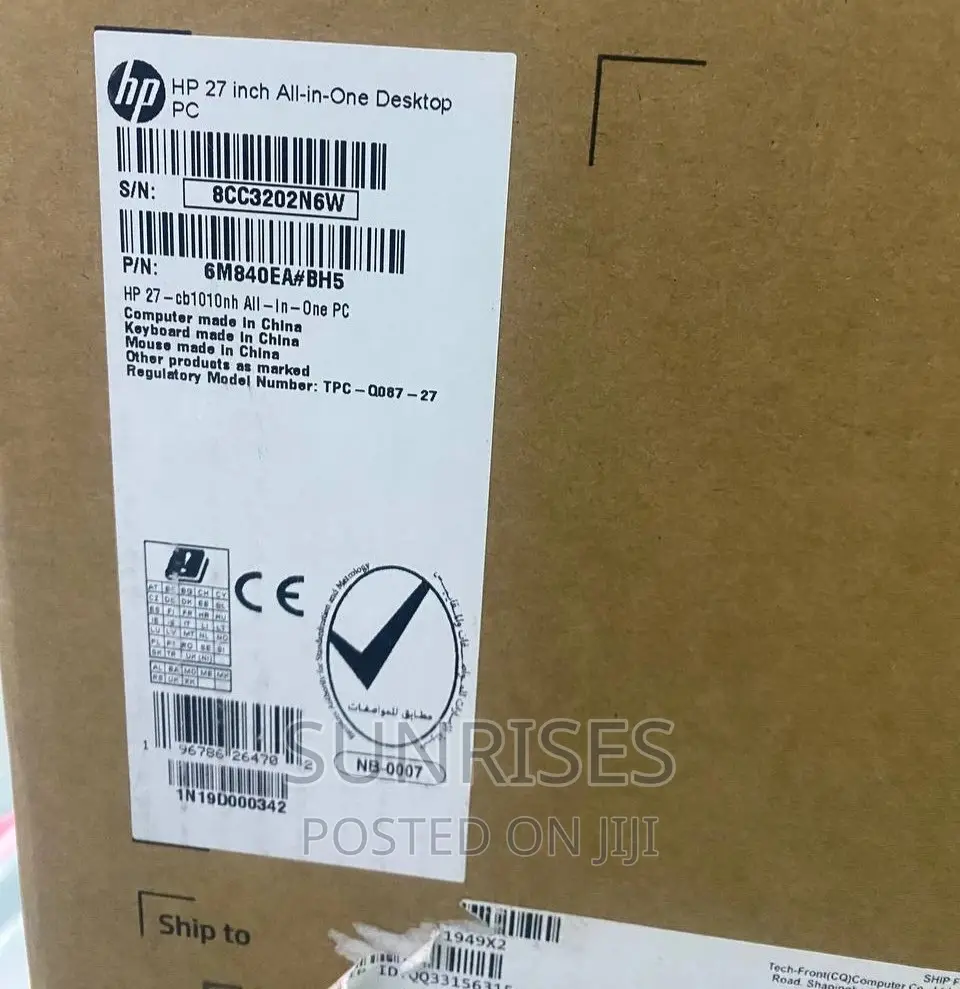 New Desktop Computer HP AiO 27 16GB Intel Core I7 SSD 1T