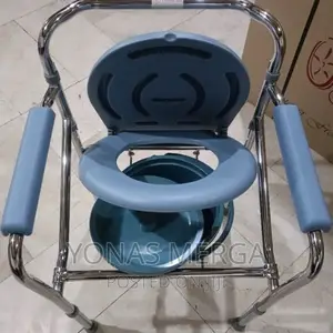 Photo - Foldcommode/Shower Chair Commode Chair Made of Stainless