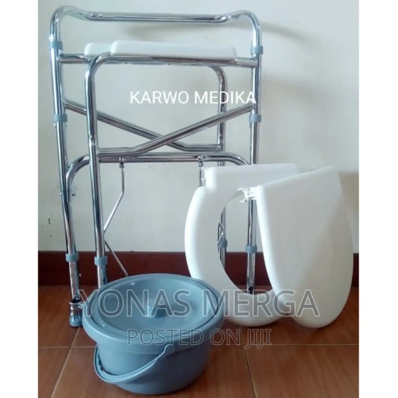 Disabled,Toilet Alternative Chair(B)3-in-1commode Chair