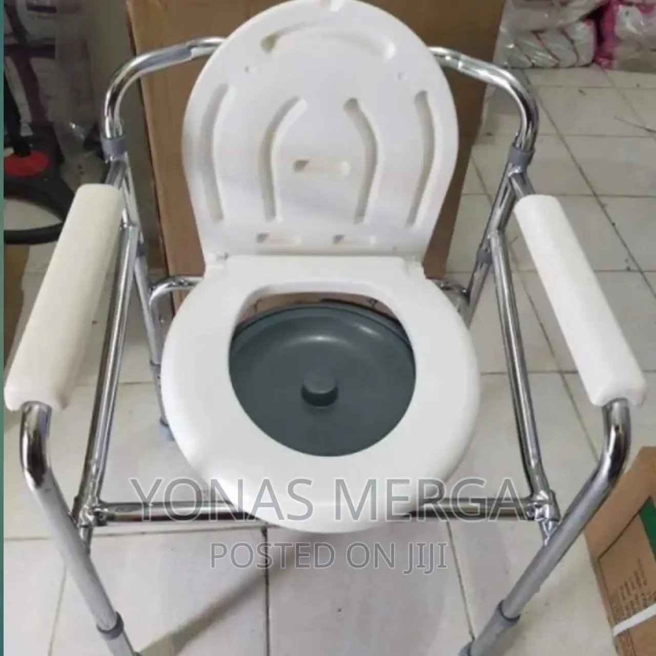 Toilet FBITE Shower Chair With Arms and Back, Toilet Chair