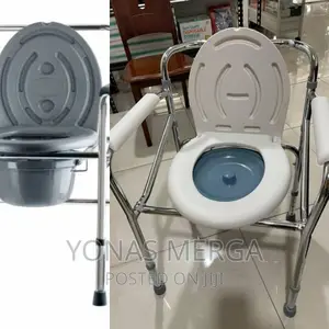 Toilet Chair With Commode Bucket 5 Height Adjustable