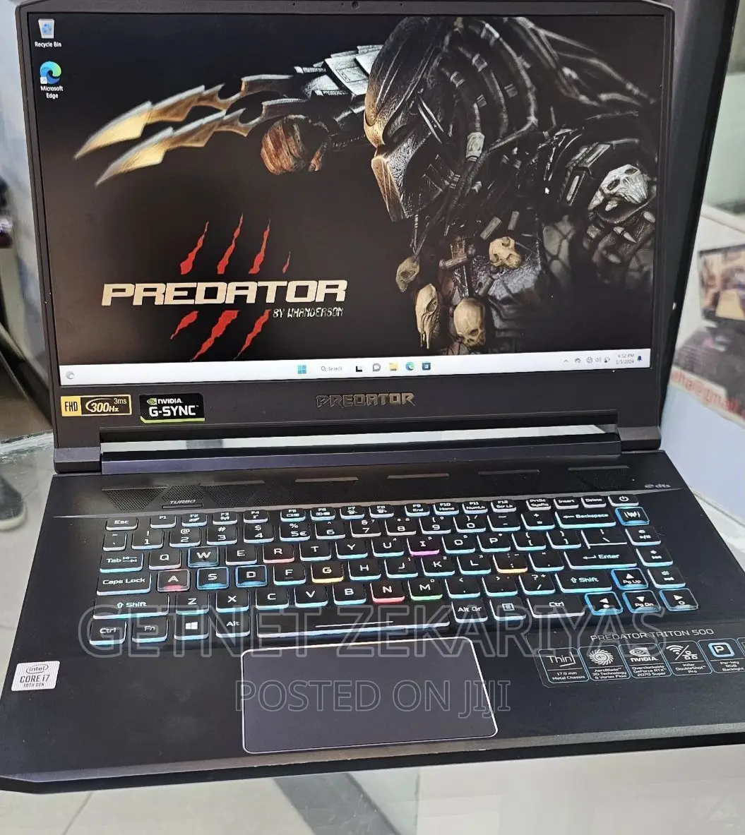 New Laptop Acer Predator Helios 300 16GB Intel Core I7 SSD 1T