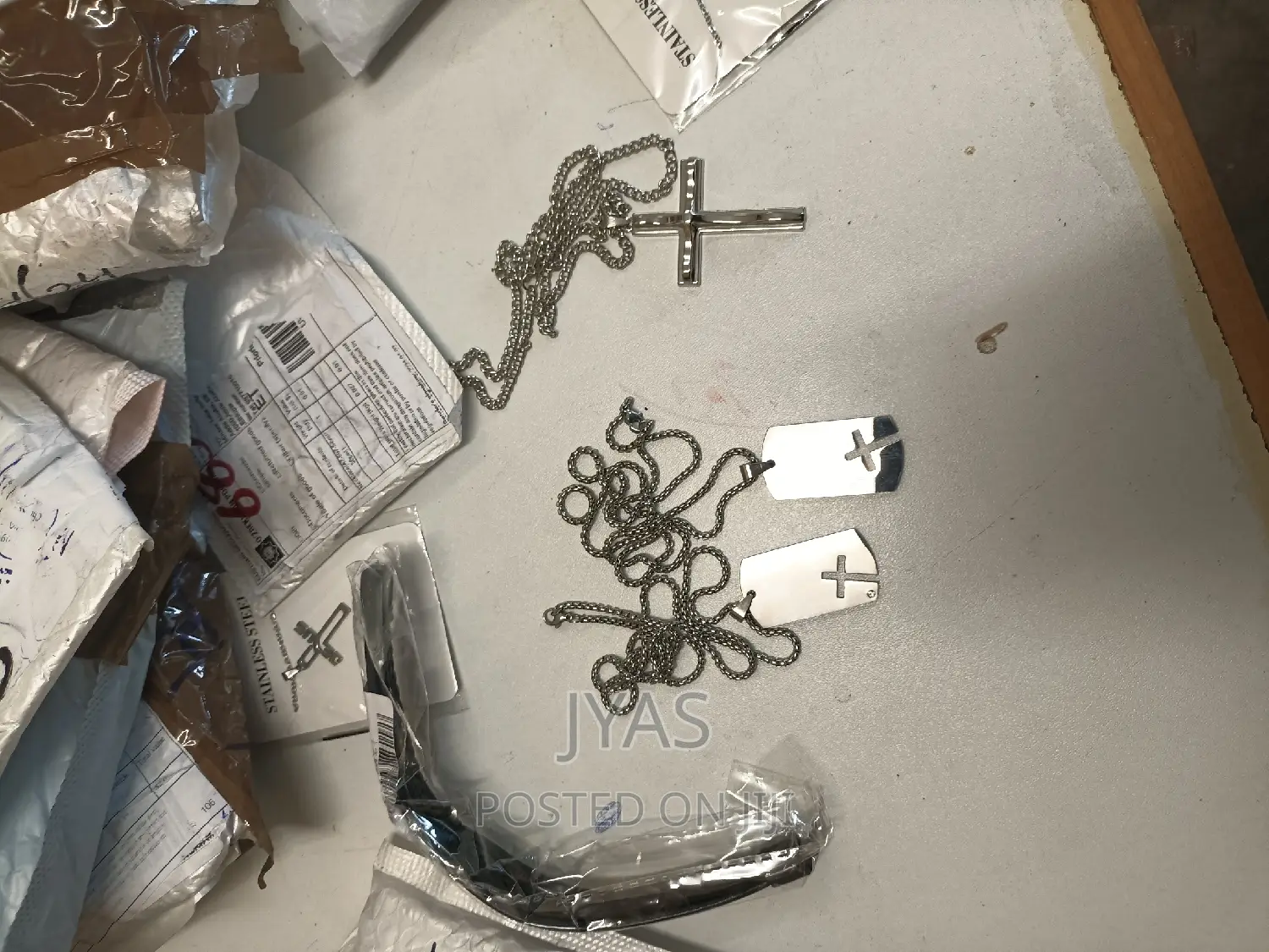 Classic Hollow Cross Men Neckalce