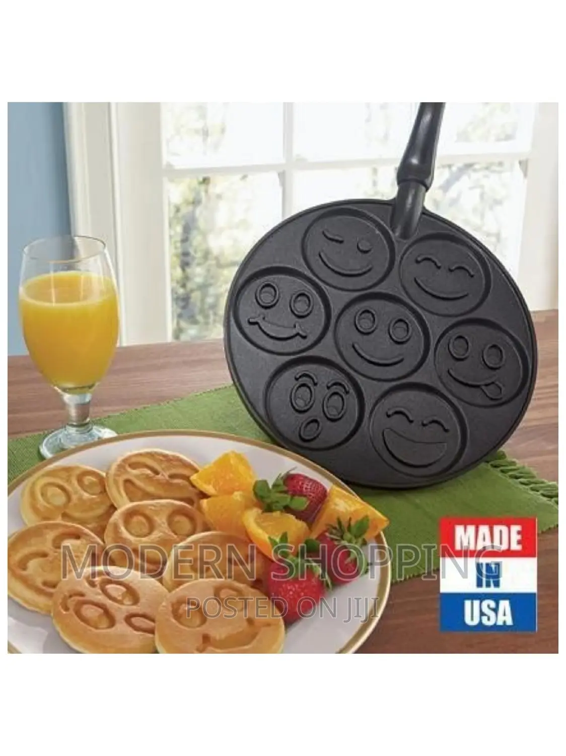 7 in 1 Smiley Face Pan