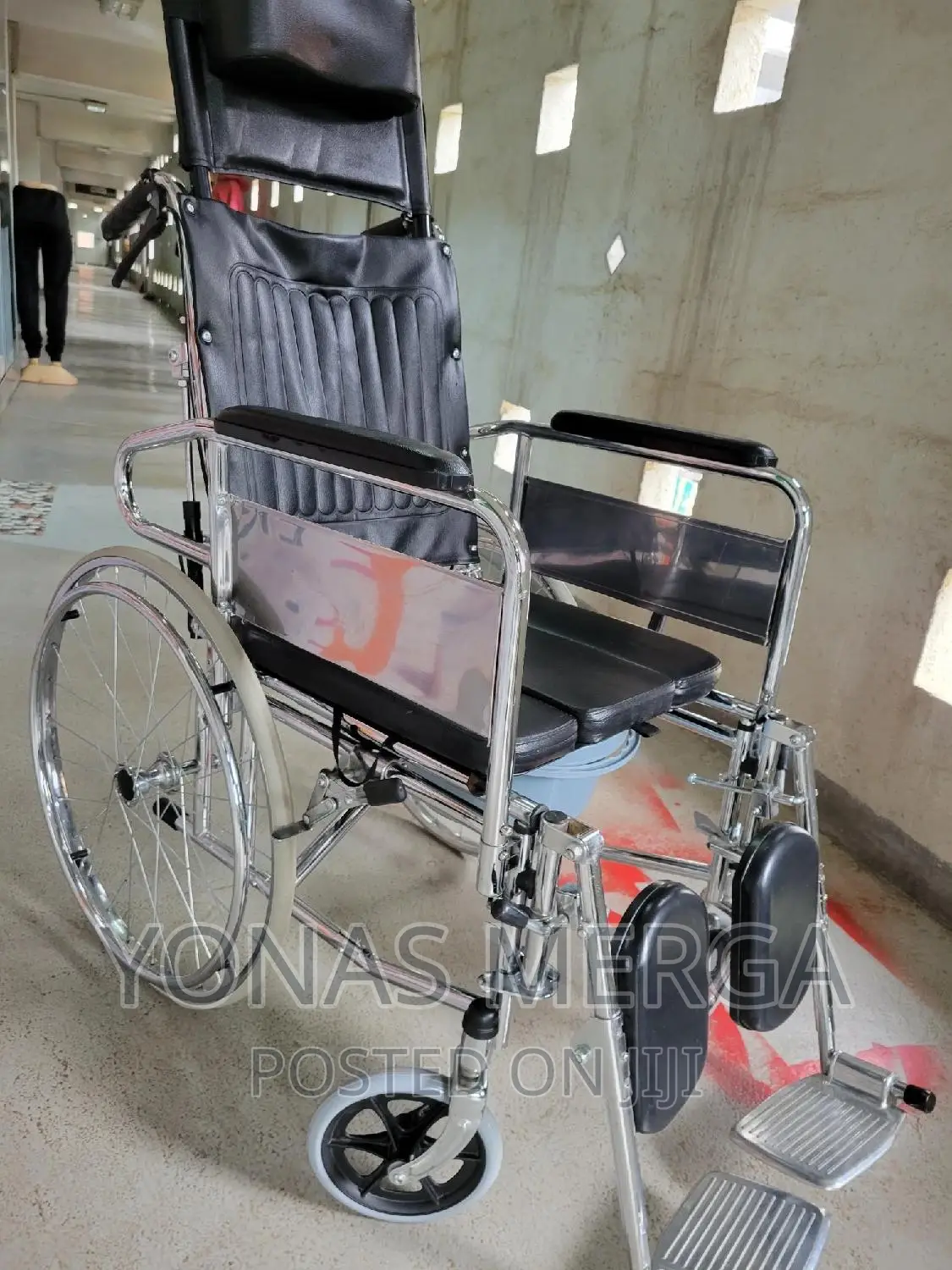 Wheelchair Nirbhar608 3-in-1 Foldable Reclining Wheelchair