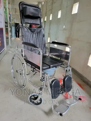 Bed/Toilet Pot, Detachable Armrest Swing-Away Footrest