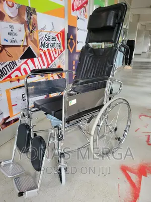 Wheelchair Commode _Seniors Disabled FXJ Elderly Wheelchair