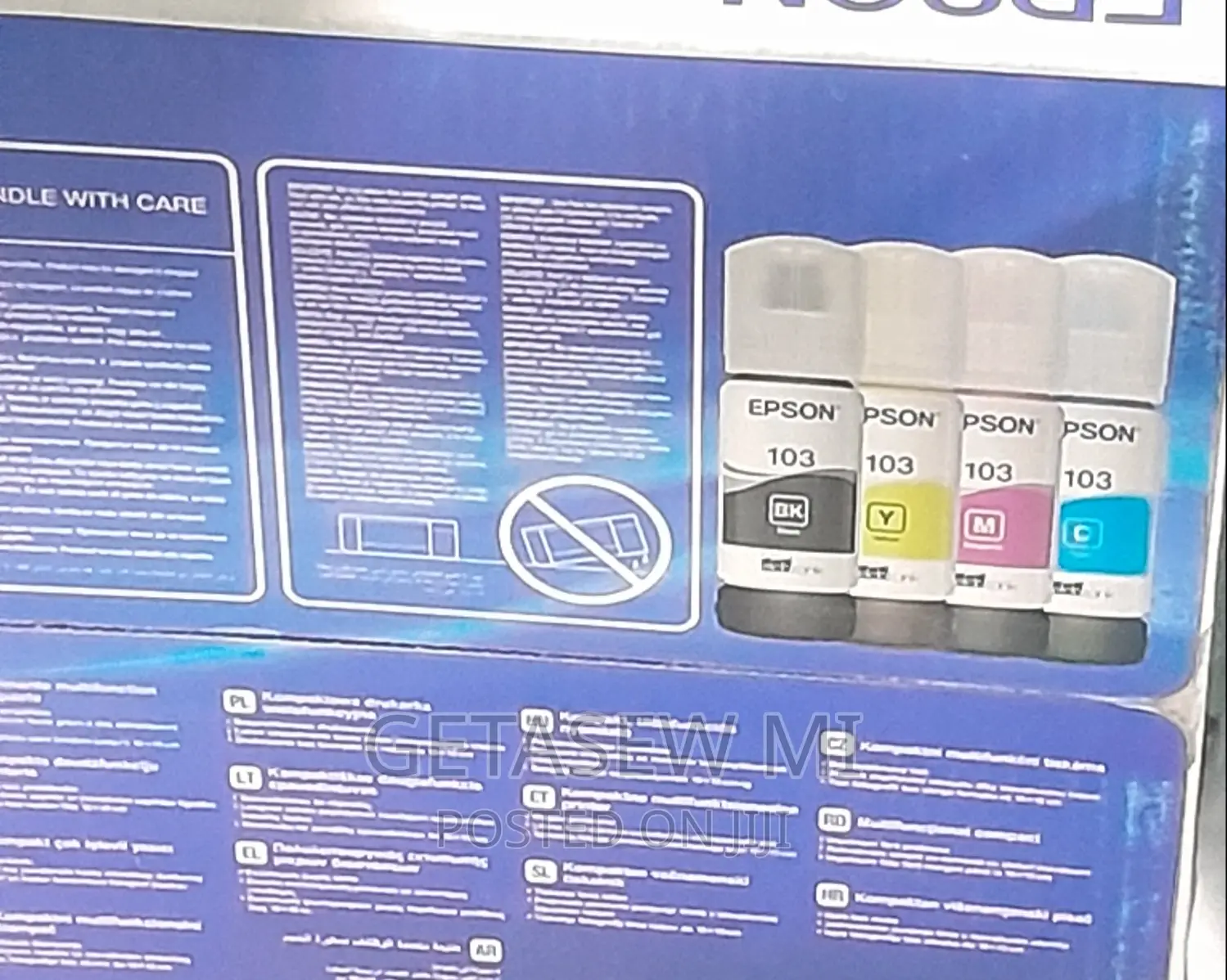 Epson Ecotank L3210 All-in-one Ink Tank Printer Color Print