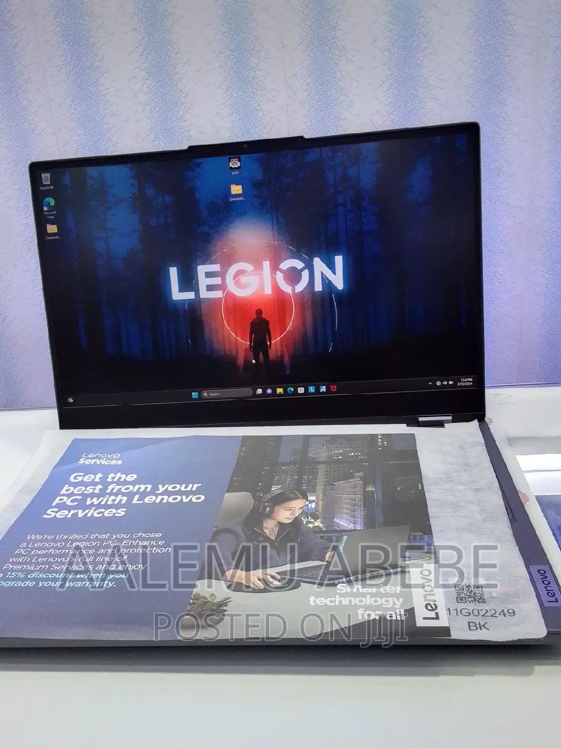 New Laptop Lenovo Legion 7 16GB AMD Ryzen 7 SSD 512GB
