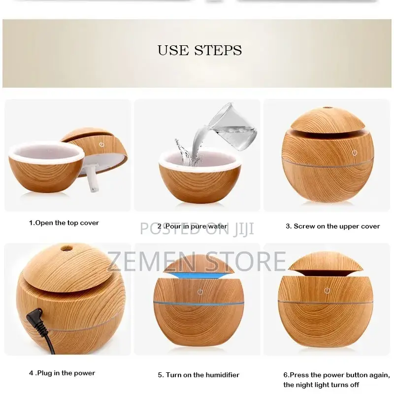 Mini Aroma Humidifier ቤትዎን በመልካም መዓዛ የሚያውድ