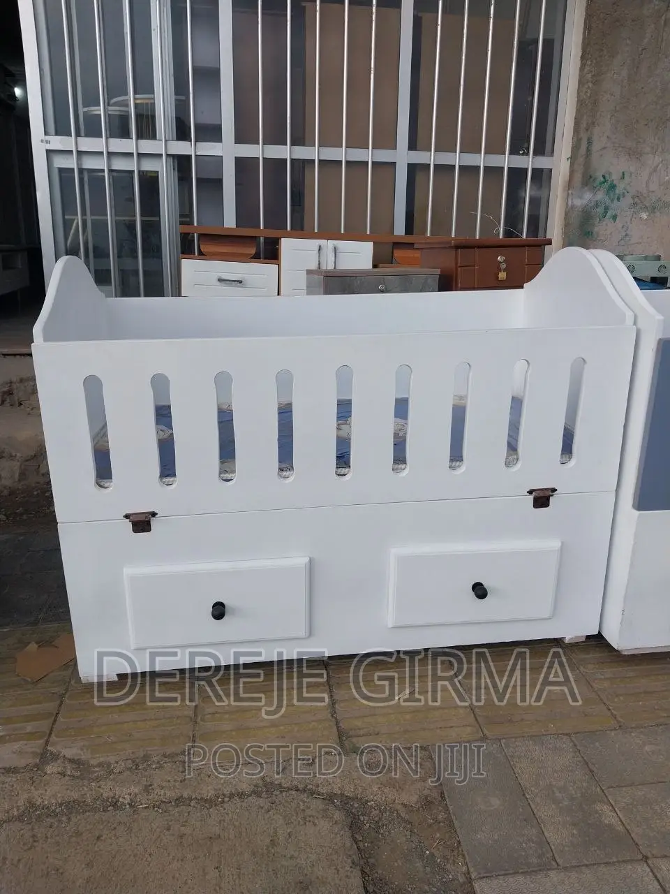 1,20cm Be 90cm የልጆች አልጋ ከነ ፍራሹ