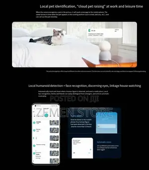 Mi Security Camera 360° Hd 1080p ለልጆች፤ለሱቅ፣ለቤት፣ለቢሮ