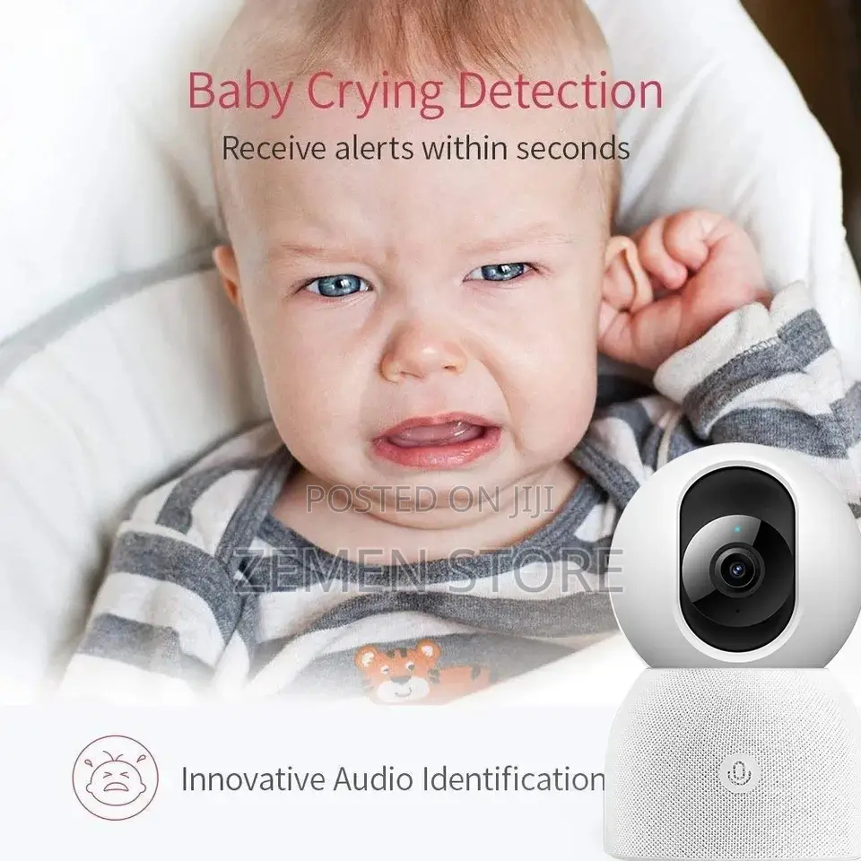 Mi Security Camera 360° Hd 1080p ለልጆች፤ለሱቅ፣ለቤት፣ለቢሮ