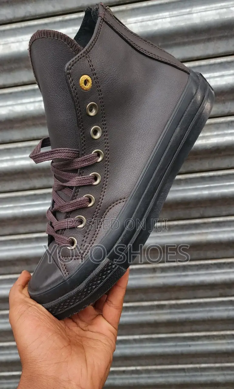 All Star Covnerse Lather Fashion Boots