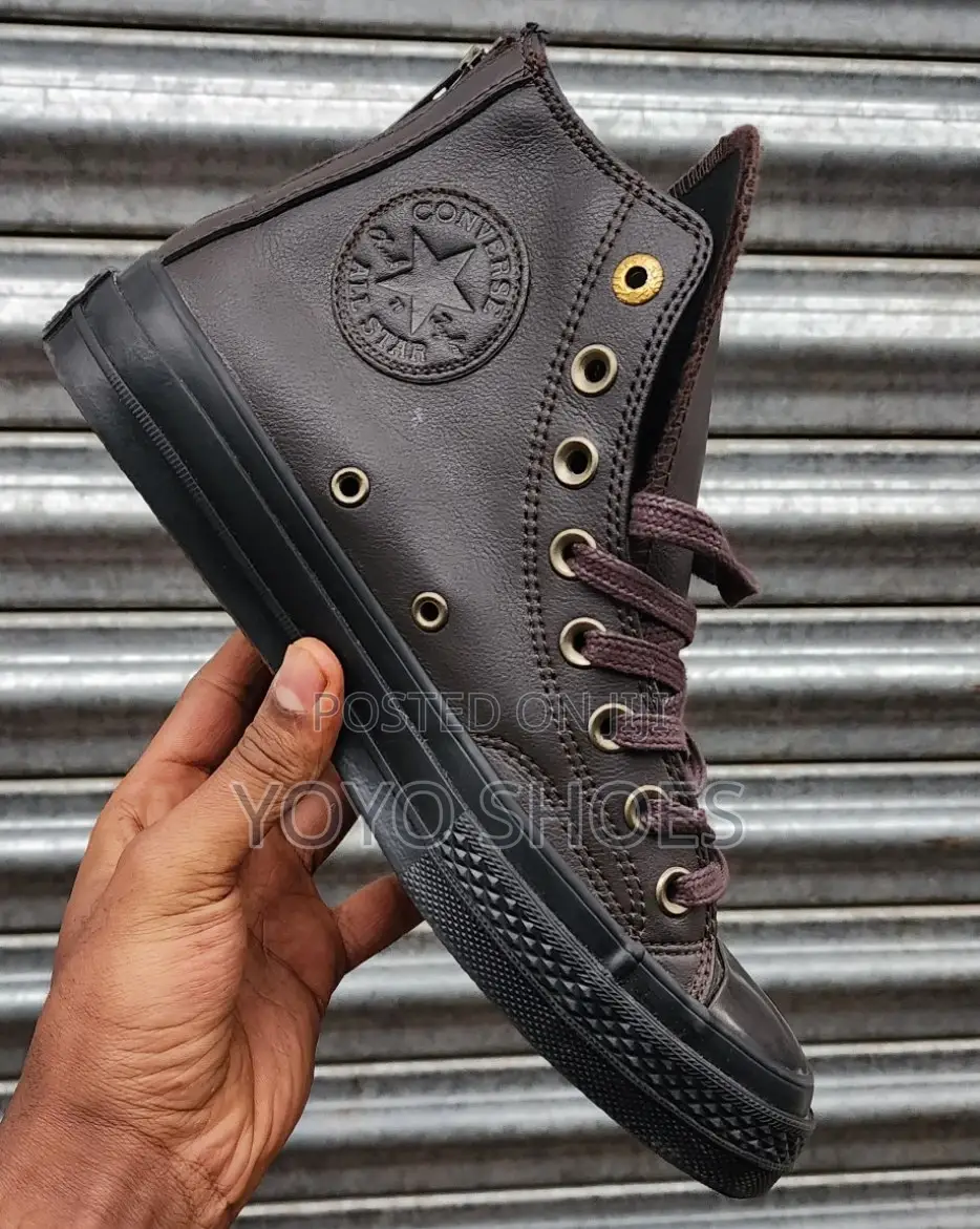 All Star Covnerse Lather Fashion Boots