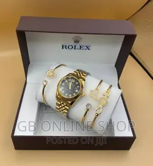 Photo - Rolex Watch With Bracelet For Women 100% Original