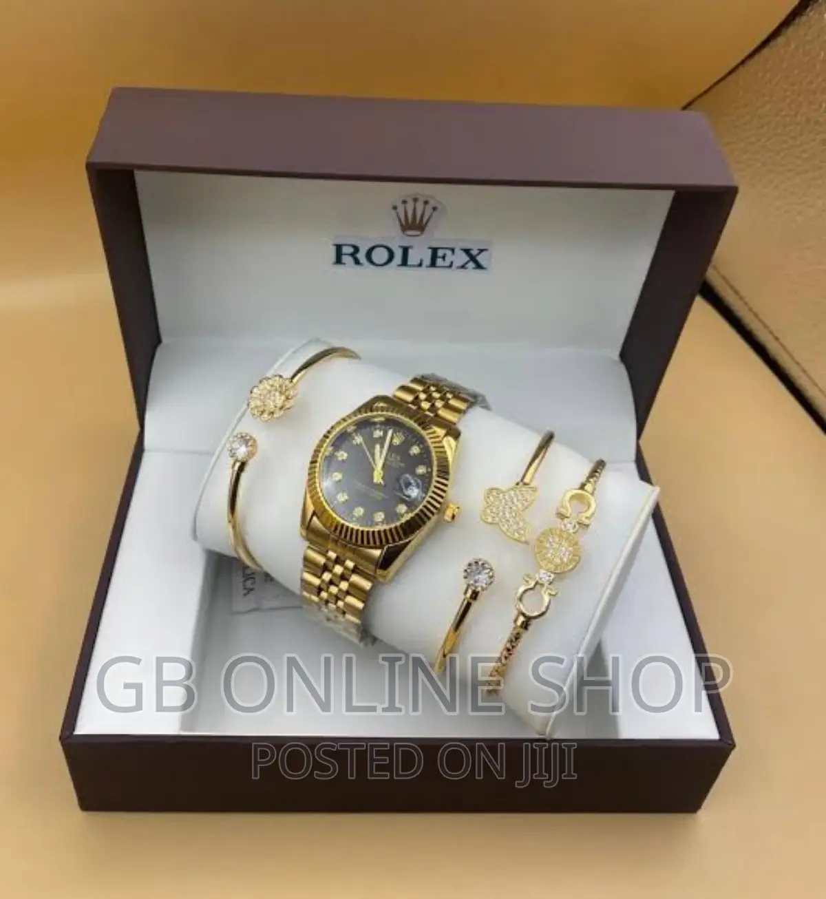 Rolex Watch With Bracelet For Women 100% Original