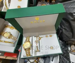 Rolex Watch With Bracelet For Women 100% Original