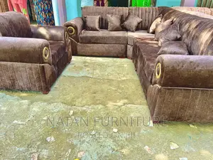 Sofa L Shape or Corner Sofa Made of Wooden Material