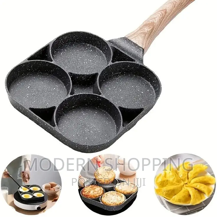4 in 1 Flat Bottom Omelette Egg Pan