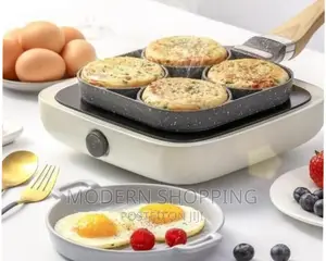 Photo - 4 in 1 Flat Bottom Omelette Egg Pan