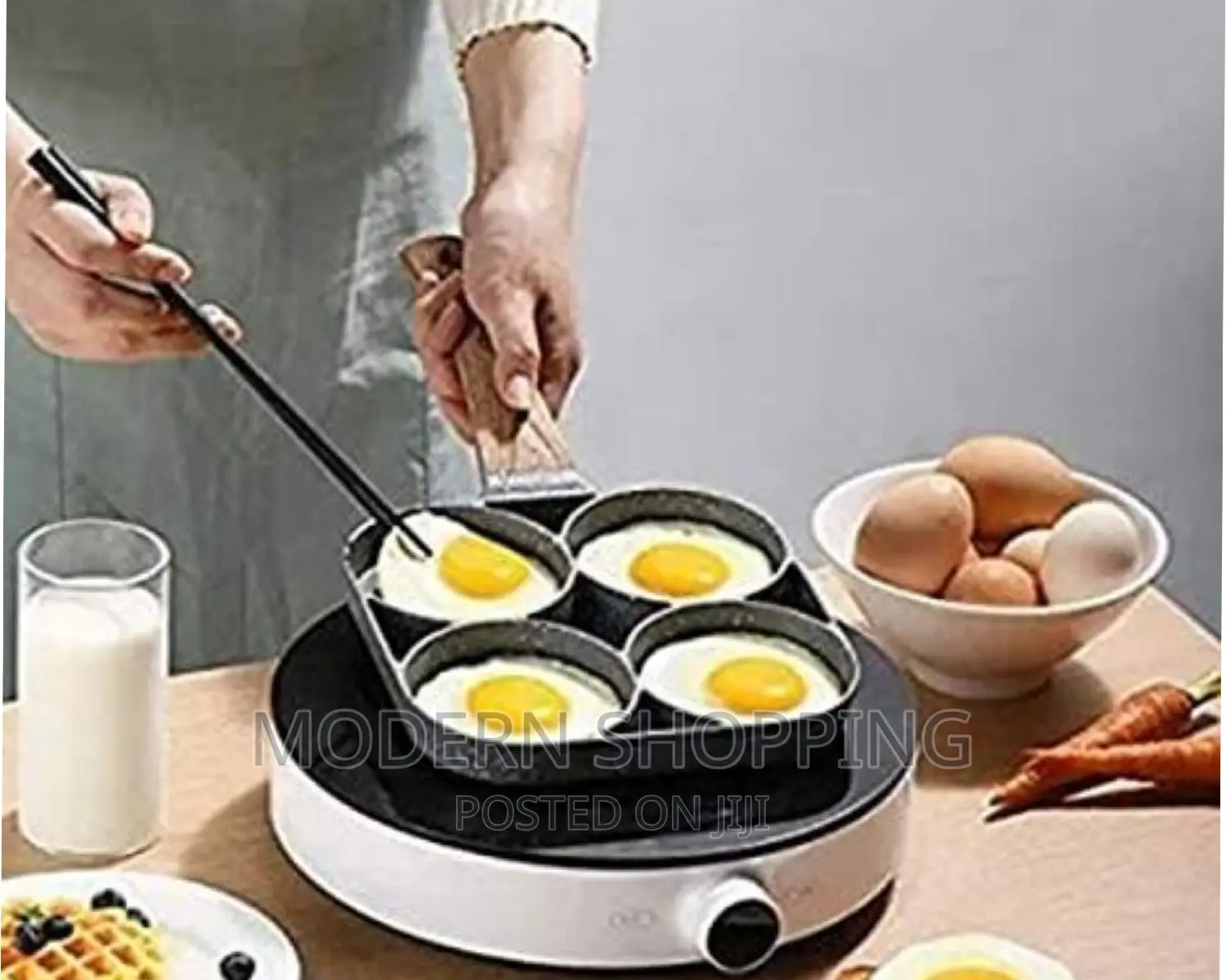 4 in 1 Flat Bottom Omelette Egg Pan