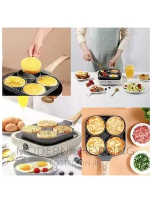 Photo - 4 in 1 Flat Bottom Omelette Egg Pan