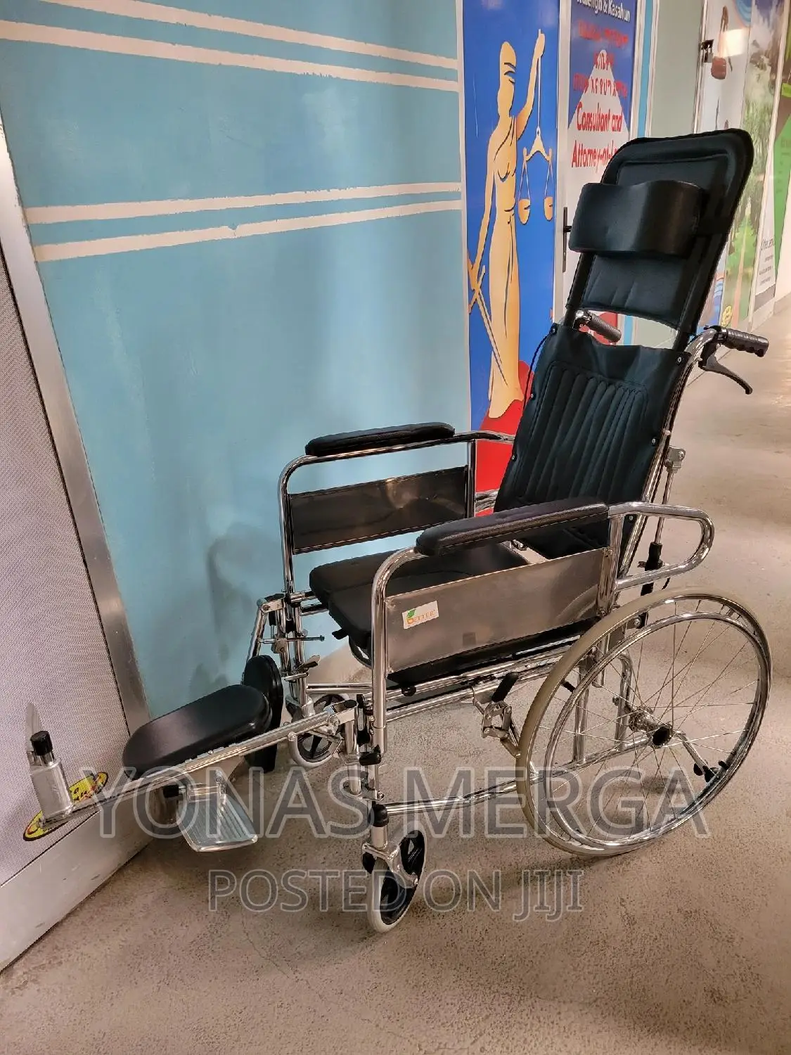 Toilet/Sleep Bed Wheelchair WHEEL CHAIR - NEURO COMMOD-609GC