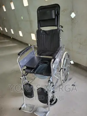 Bed/Toilet Wheelchair NIVOK High-Back Manual Wheelchair